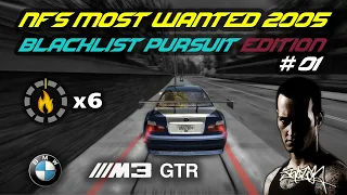 NFS MW 2005 – Blacklist #01 Extreme Pursuit – BMW M3 GTR [8k60FPS]