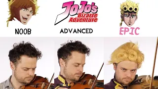 5 Levels of Giorno's Theme: Noob to Epic