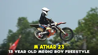 Biar sedunia tahu BOCAH 13 tahun viral di motocross indonesia Lihat M ATHAR 23