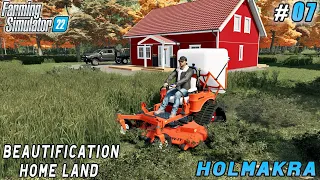 New Lawn Mower, Home & Garage | Forestry in Holmakra | Farming simulator 22 | Timelapse #07