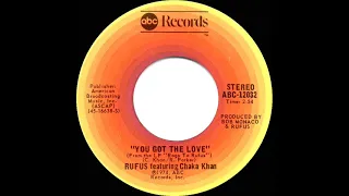 1974 HITS ARCHIVE: You Got The Love - Rufus feat. Chaka Khan (stereo 45 single version--#1 R&B hit)
