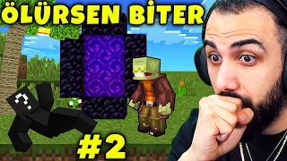 ÖLÜRSEN HER ŞEY BİTER!! MINECRAFT SURVIVOR #2 | Barış Can