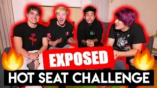 HOT SEAT CHALLENGE (exposed our DARKEST secrets) | Sam Golbach