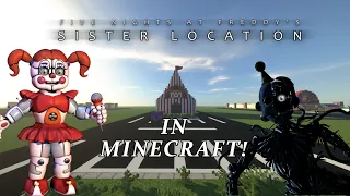 FNaF: Sister Location Build in Minecraft!