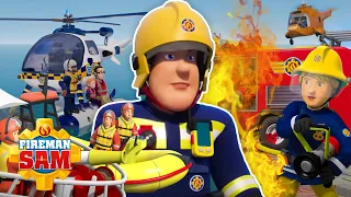 Best Vehicle Rescues! 🔥🚒 | Fireman Sam Full Episodes! | 1 hour compilation | Kids Movie