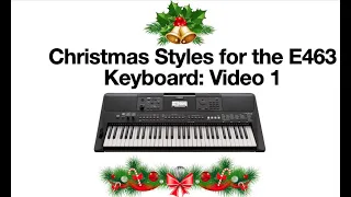 Free Christmas Styles for the PSR E463 Keyboard: Video 1of 2