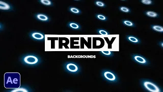 Create 3 Trendy Background Techniques in After Effects | Tutorial