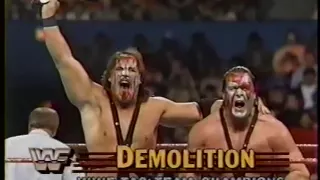New WWF Tag Team Champions - Demolition
