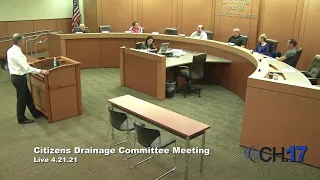 L.P. Citizens Drainage Comm. Mtg., April 21, 2021