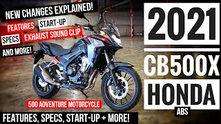 2021 Honda CB500X Review of Specs, Changes Explained, Features + More! | CB 500 Adventure Motorcycle