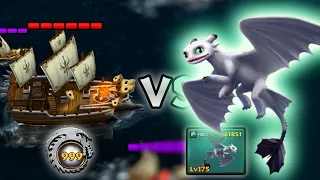 Defend Berk with Teenage Pouncer (the Grown-up Night Light) vs. Fleet 999 | Dragons: Rise of Berk