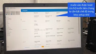 Hướng dẫn vào boot trên bios dell vostro mới nhất