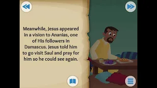 Bible a story called,from enemy to friend, Paul meets Jesus
