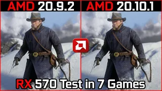 AMD Driver (20.9.2 vs 20.10.1) Test in 7 Games RX 570 in 2020