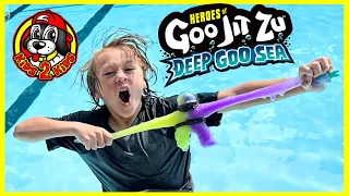 Goo Jit Zu DEEP GOO SEA 💦 SINK or FLOAT POOL PARTY!