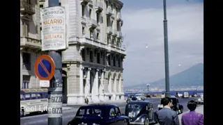 1953, Touring the city, Naples, Italy