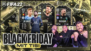 XXL BLACK FRIDAY Dual PACK OPENING mit Tisi Schubech 😱🔥 FIFA 22 LIVE 🔴