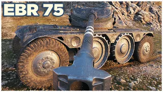 Panhard EBR 75 (FL 10) • УШАТАЙКА • WoT Gameplay