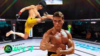 UFC4 Bruce Lee vs Jean Claude Van Damme EA Sports UFC 4 PS5