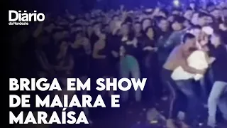 Briga generalizada faz Maiara e Maraísa pararem show em Brasília