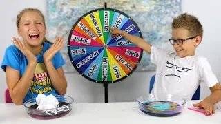 Mystery Wheel of Slime Switch-Up Challenge!!!