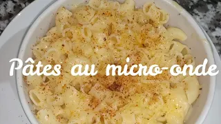 pâtes au micro-ondes facile à faire / Pasta in microwave