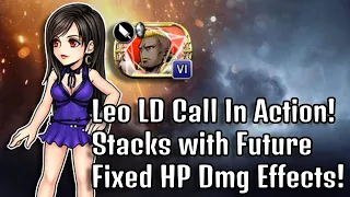 Showcase on how General Leo's Fixed Dmg Effect Works & STACKS in the Future! [DFFOO GL]