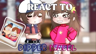 🌀-Fandoms react tô each other (GRAVITY FALLS) Dipper and Mabel 1/? -A Lunaxty 🇧🇷/🇺🇸
