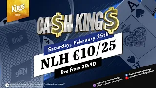 🇩🇪🏆 Ca$h King$ Special THNL €10/€25 Cash Game aus dem King's 👑 - Kommentar Stefan Hachmeister