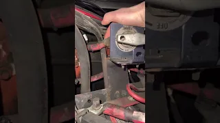 Check battery connection and cutoff switch Volvo