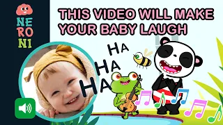 Make Your Baby Laugh | Music, sounds and visuals that make babies laugh | Goofy Panda 3 Videos