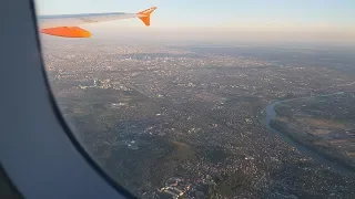 EasyJet A320 Flight - Flying Over Paris 4K (EZY7043)