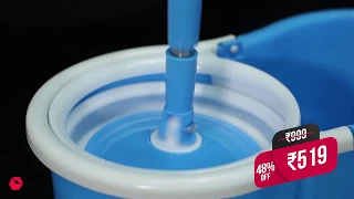 360 Degree Rotating Magic Spin Mop Bucket Set