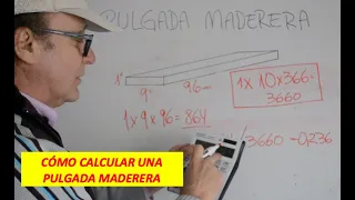 CÓMO CALCULAR LA PULGADA MADERERA