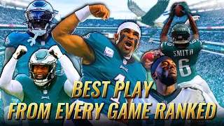 Ranking the Philadelphia Eagles BEST PLAY From EVERY GAME in 2022 | 2022-2023 Eagles Highlights