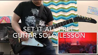 Ash - Set it All Free (solo) Guitar Lesson with Tabs!