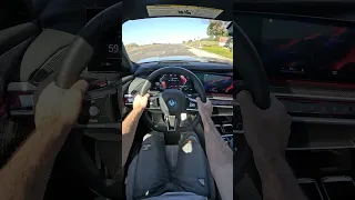 The BMW i7 Gets to 60 in Under 4.4 Seconds (POV Drive #shorts)