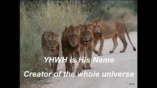 YHWH is His name creator of the whole universe song