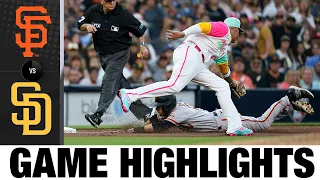 Giants vs. Padres' Game Highlights (7/8/22) | MLB Highlights