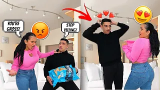 Starting An Argument Then Showing Him THIS My Boyfriend!!* Hilarious Reaction*