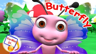 Butterfly. Cartoon song for kids / YarMin St.