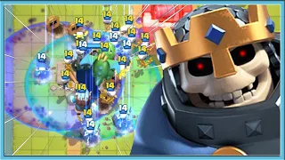 💪🏻 DOUBLE GRAVEYARD SO STRONG! SKELETON KING GRAVEYARD DECK / Clash Royale