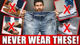 6 Shoes Stylish Guys NEVER Wear With Jeans!