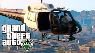 GTA 5 Игра за Полицейского #15 - ПАТРУЛЬ НА ВЕРТОЛЁТЕ!! (ГТА 5 МОДЫ LSPDFR)