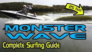 TALLEST &  LONGEST SURF WAVE Setup on ALL VDRIVE BOATS ~ COMPLETE HOW TO GUIDE |