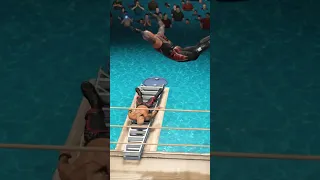 Karl Anderson sinks into the water? 🐟