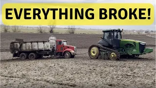 Epic Manure Hauling: Witness the Chaos as Cow Manure Takes Its Toll!