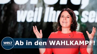 PARTEITAG DER GRÜNEN: Überwältigende Mehrheit! Annalena Baerbock als Kanzlerkandidatin bestätigt!