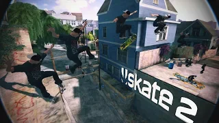 Crazy Roof Gap in SKATE 2 | SECRET SPOT