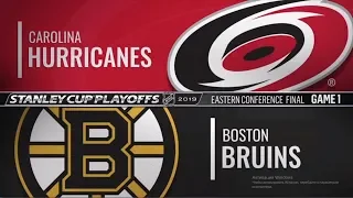 Carolina Hurricanes vs Boston Bruins   Third round   Game 1   Stanley Cup 2019